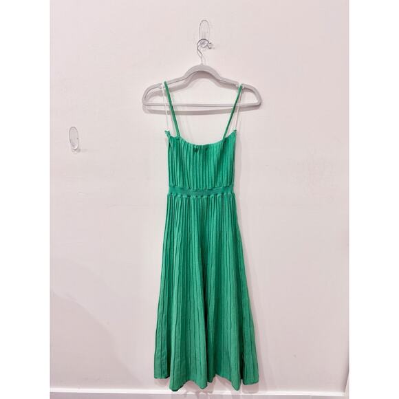 NWT Runway Scout Alexa Sleeveless Knit Midi Slip Dress Emerald Green Women's S - Picture 4 of 7